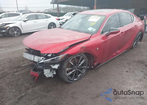 2022 Lexus Is 350 F Sport из США, поврежденный, VIN JTHGZ1B23N5053907